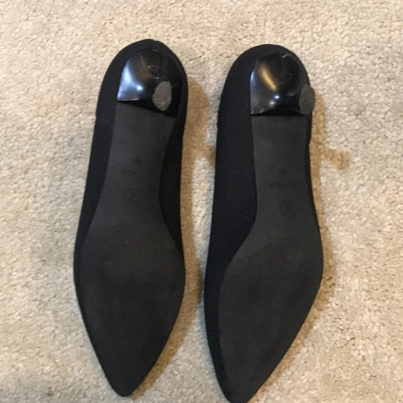 Vivaia Black Pointed Toe Kitten Heel Shoes-EU Size 36/US Size 5.5/6 - Picture 4 of 11